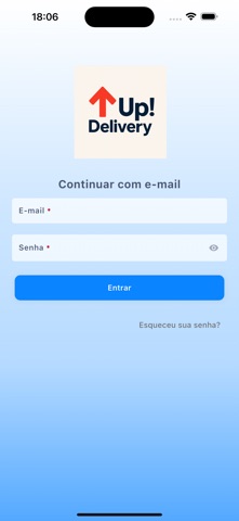 Up Delivery Parceiros iPhone screenshot