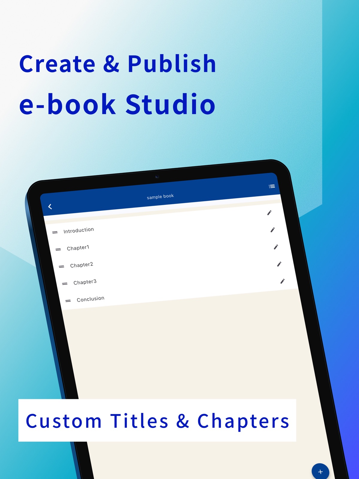 eBook Studio: Create & Publish ipad screenshot 1