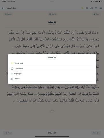 Syncread Quran iPad screenshot