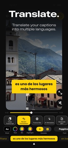 Video Captions: Auto Subtitles iPhone screenshot