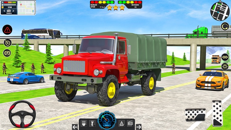 US City Cop Car Carrier Tycoon screenshot-6