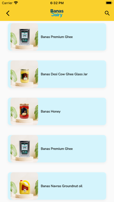 Banas Dairy Screenshot