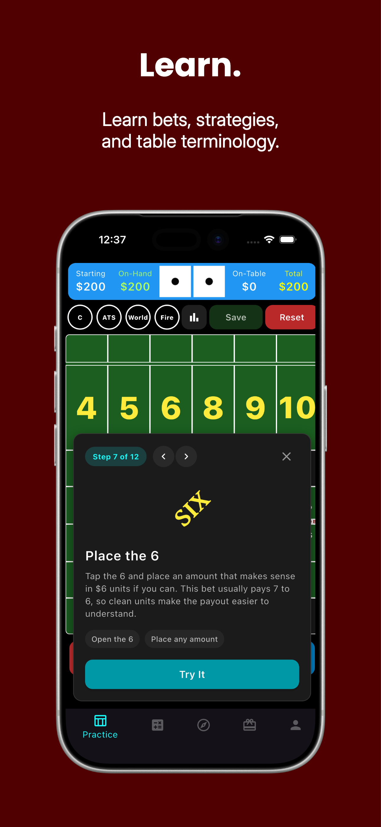 Craps Calculator screenshot 3