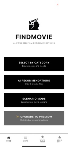 findMovieAI screenshot