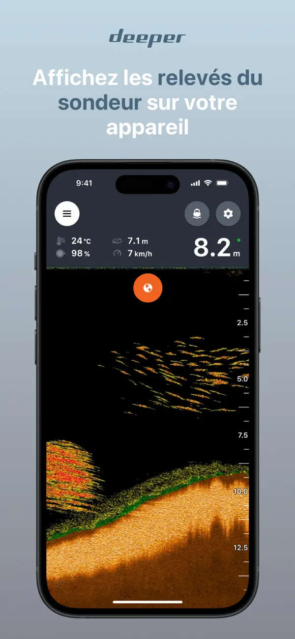 Screenshot #3 pour Fish Deeper - Fishing App