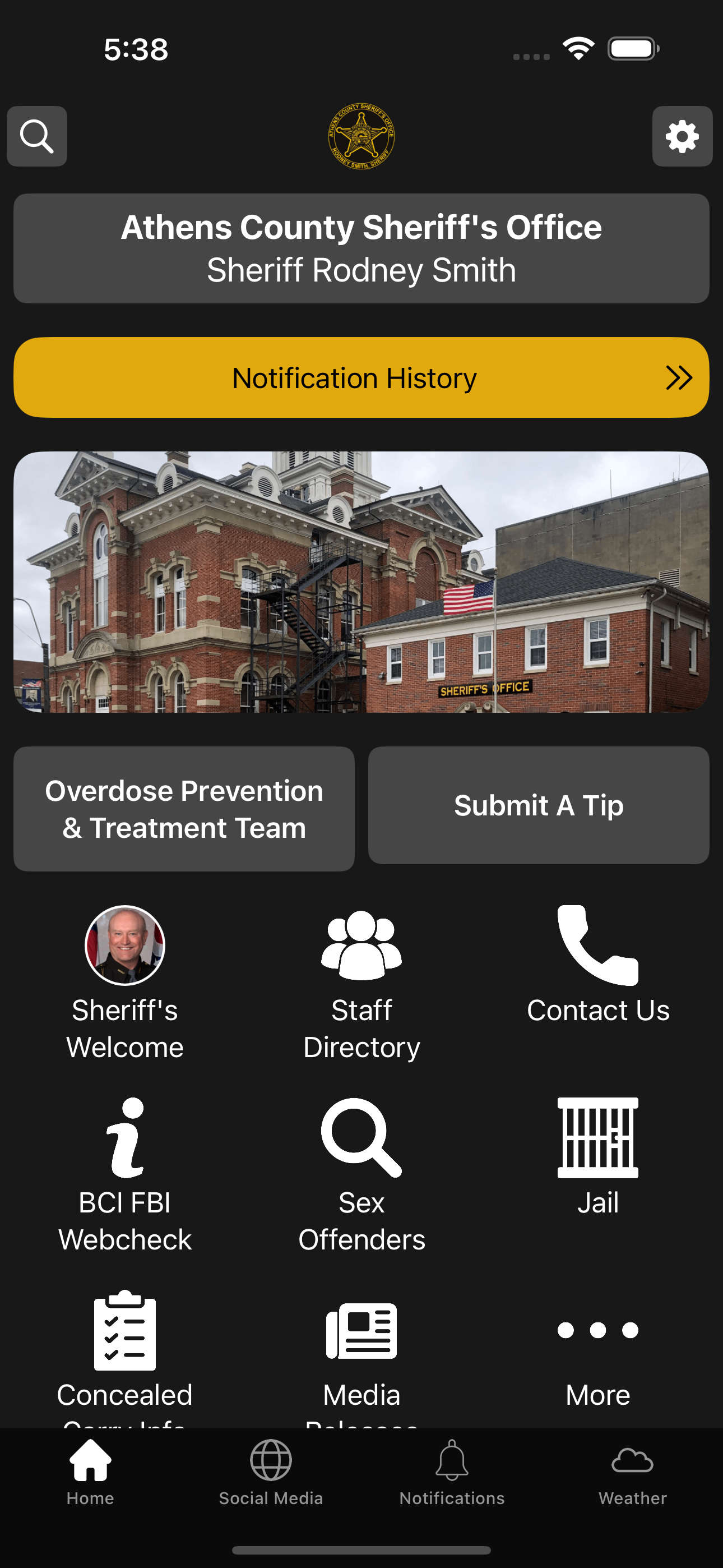 Athens County Sheriff OH