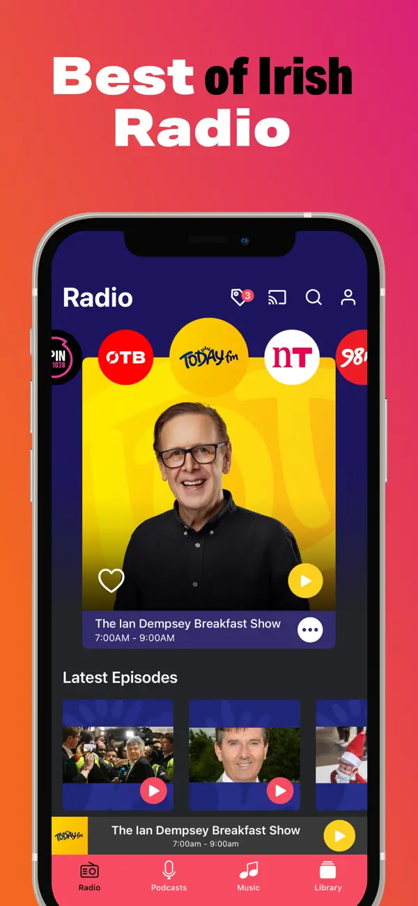 Screenshot #2 pour GoLoud: Radio, Podcasts, Music