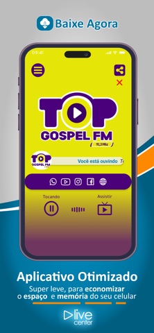 Top Gospel FM iPhone screenshot