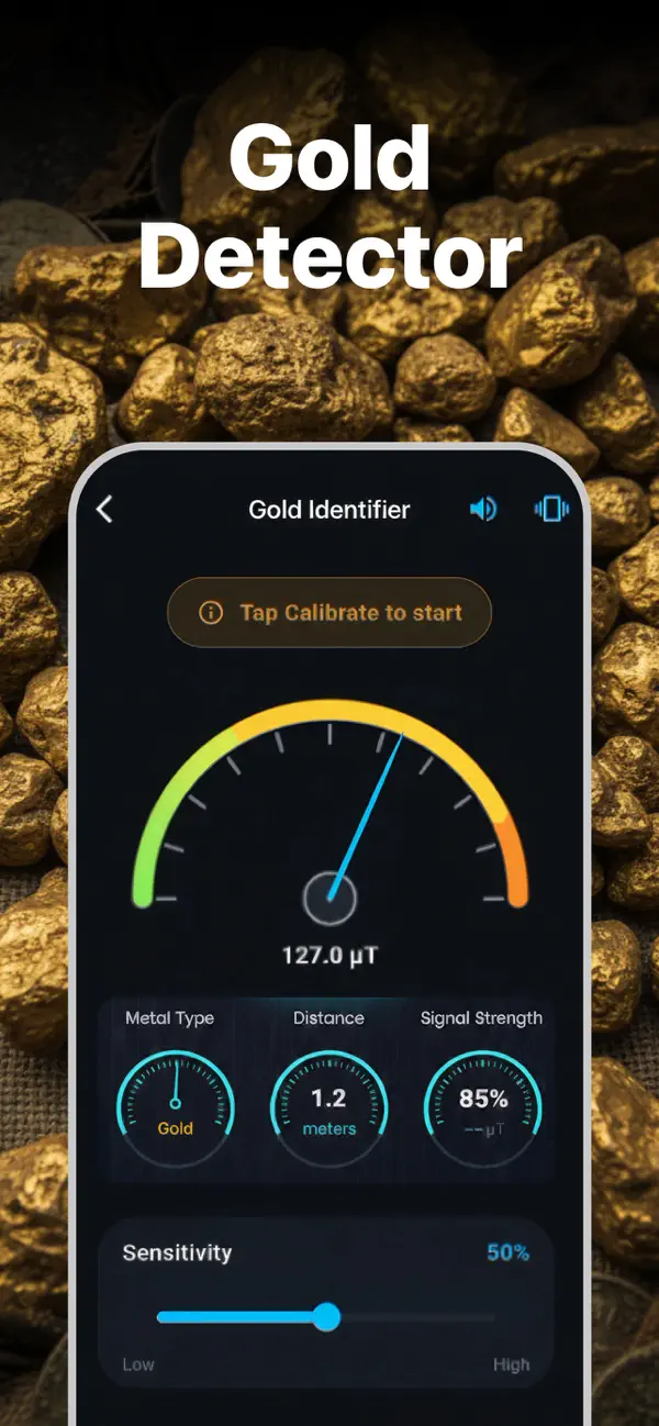 Screenshot #3 pour Détecteur de Métaux & EMF