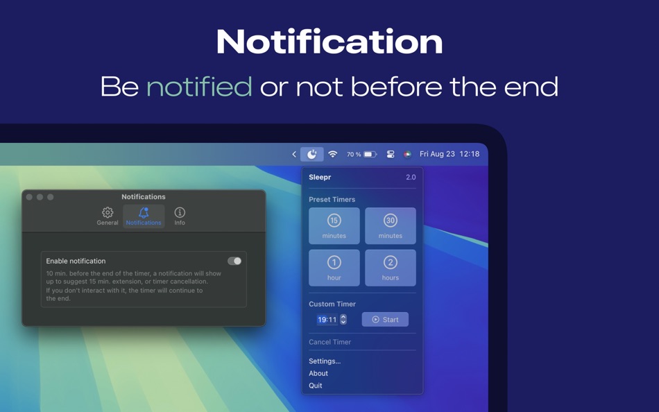 #4. Sleepr App (macOS) Podle: Mathieu SANTOSTEFANO
