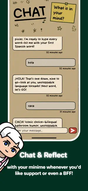 Minime: AI Motivational Buddy screenshot 4