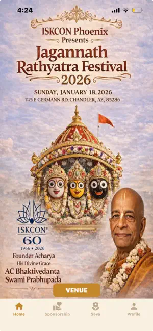 Jagannath RY ISKCON Phoenix screenshot 3
