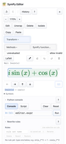SymPy Editor Screenshot 10 of 10