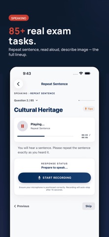 PTE Prep App - Scholarly screenshot