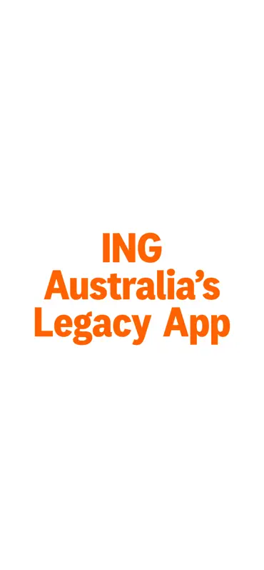 ING Australia Banking (Legacy) screenshot 1 of 1