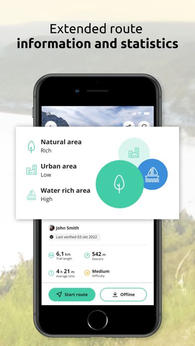 RouteYou - walking and cycling Screenshot