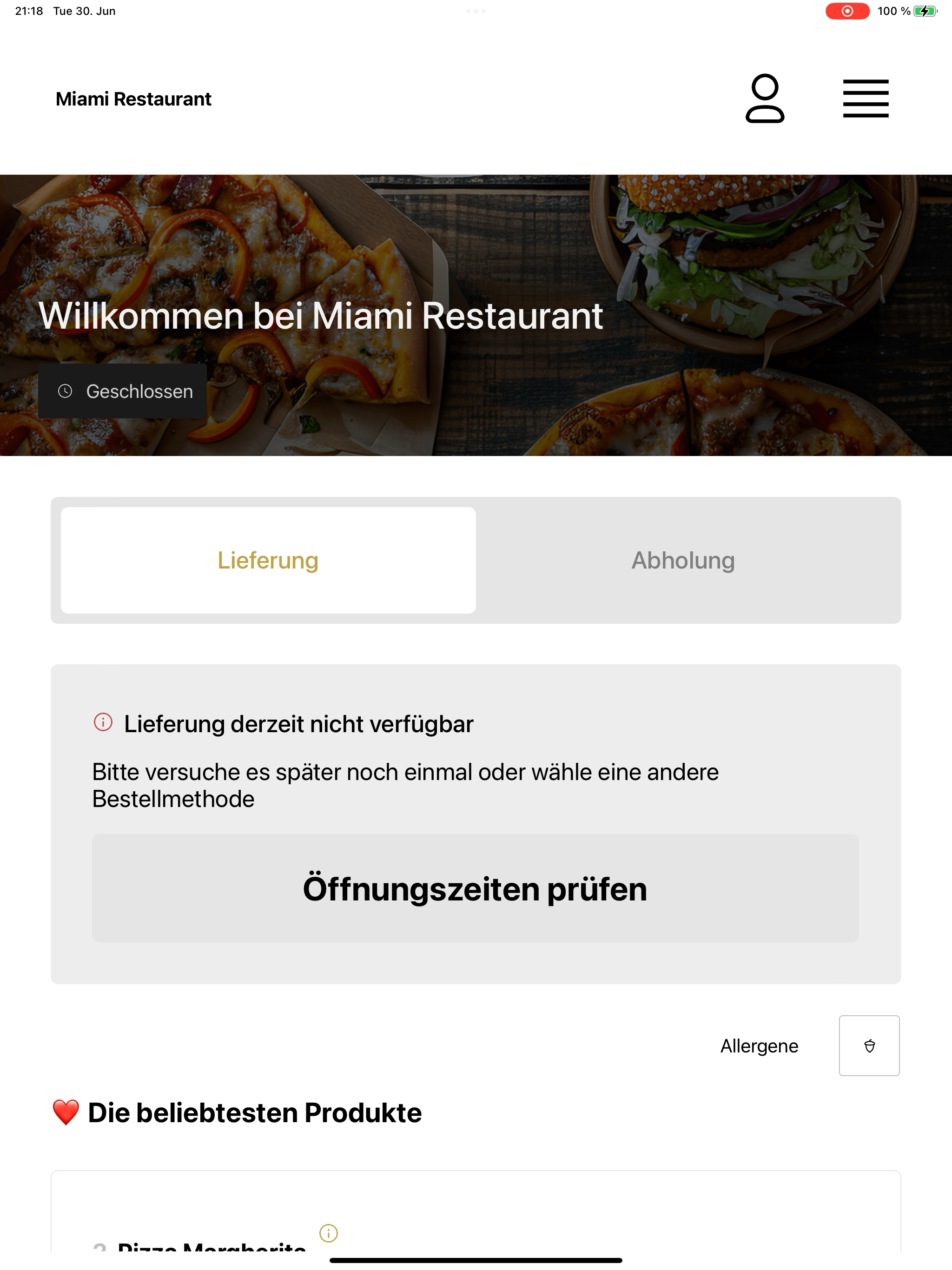 Miami Restaurant screenshot 14