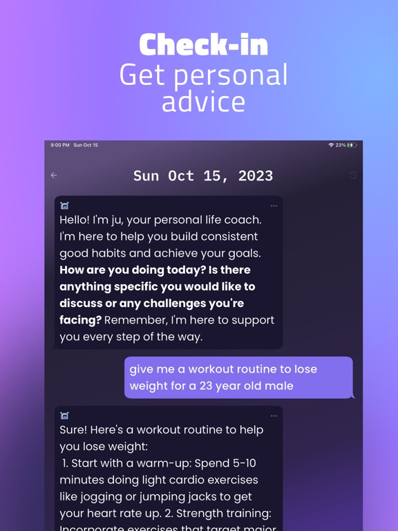 Doxo AI: Dopamine Detox Coach iPad screenshot 3 - Productivity app