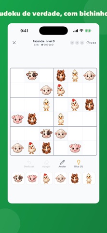 ZooDoku: Sudoku de Bichos iPhone screenshot