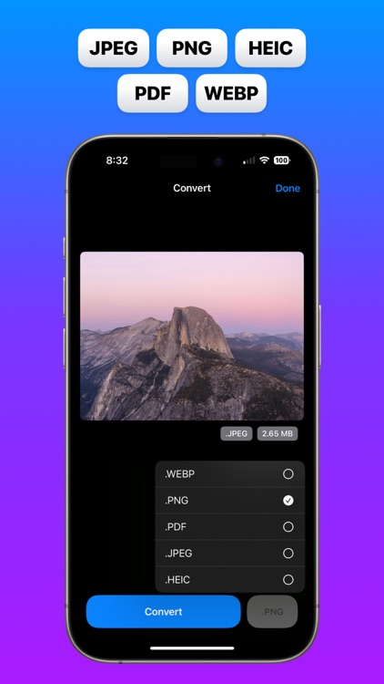 Image Converter: JPEG HEIC PNG