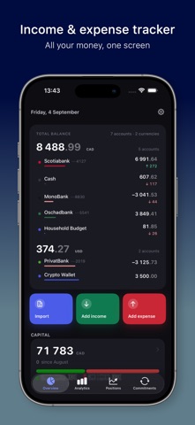 Expense Tracker - MoneyFlux Screenshot 1 of 8