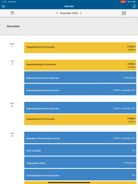 Gradelink Student/Parent App iPad screenshot 10 - Education app