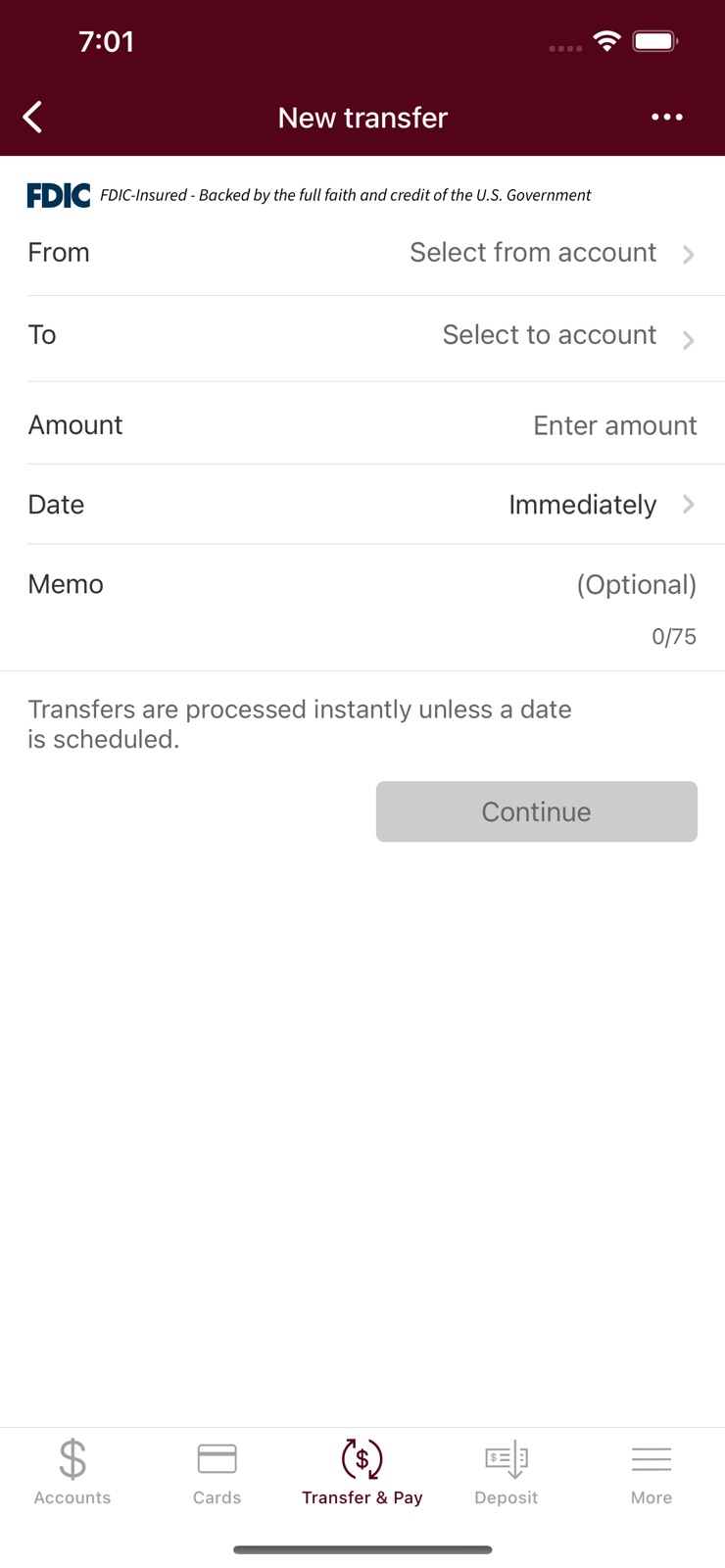 Hingham Savings Personal iphone screenshot 3