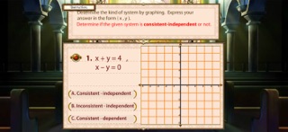 Solution of System by Graphing Screenshot 3 of 3