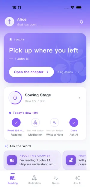 Vine Bible: Study & Journal screenshot 1