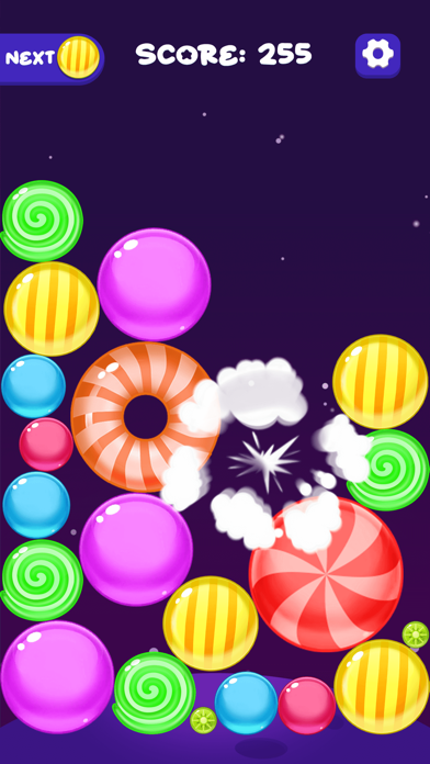 Drop and Merge Fruit Candies Screenshot