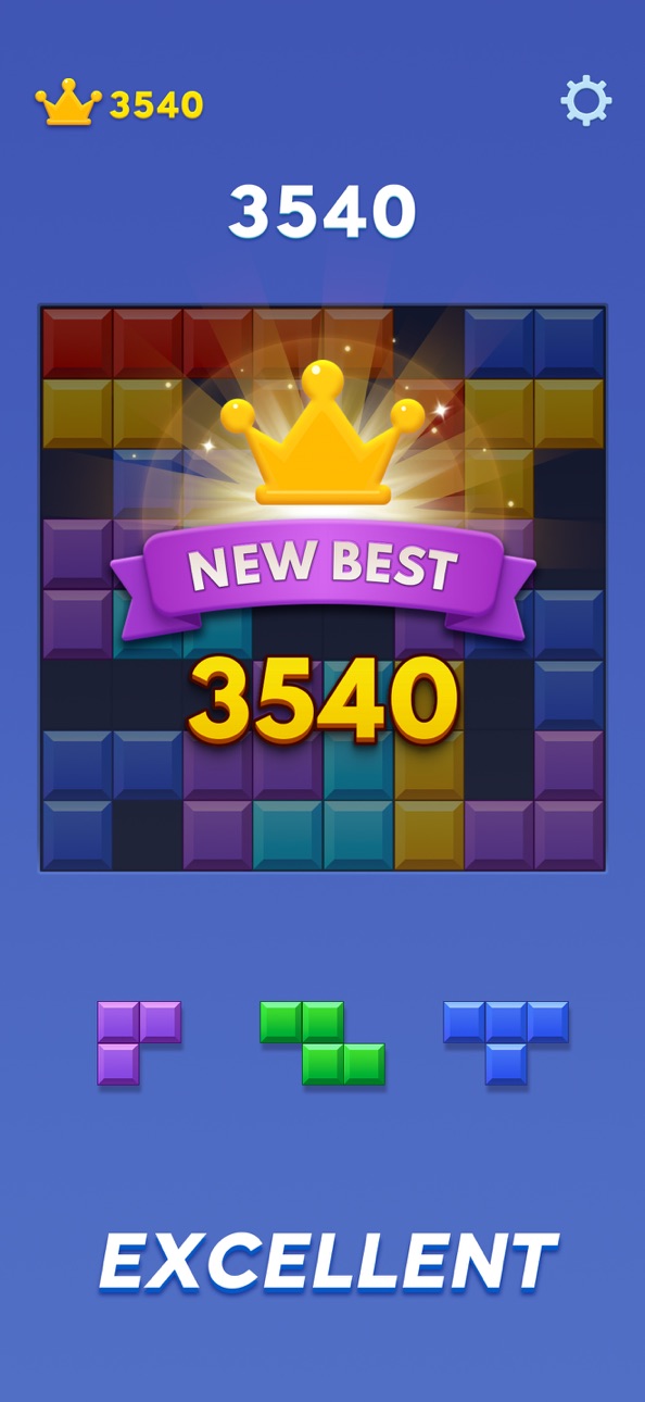 Block Blast！ iOS Mod IPA screenshot 4 - iOS game interface