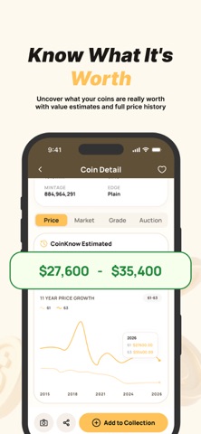 CoinKnow: Coin Identifier iPhone screenshot