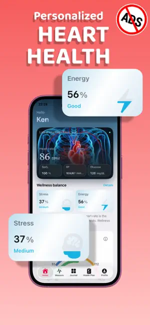 Blood Pressure Monitor-Cardivo screenshot 1