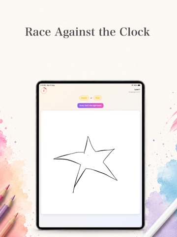 Draw Challenge: AI Sketch Game iPad screenshot