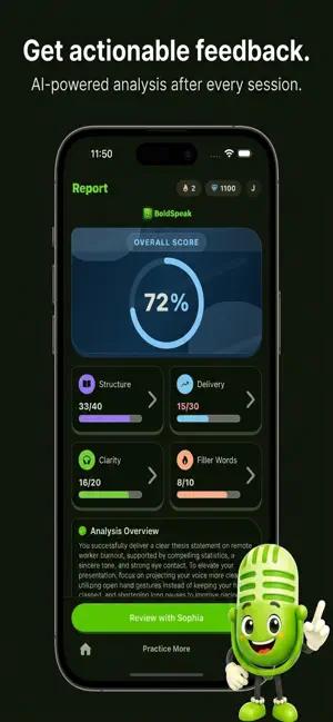 BoldSpeak: AI Speaking Coach screenshot 4