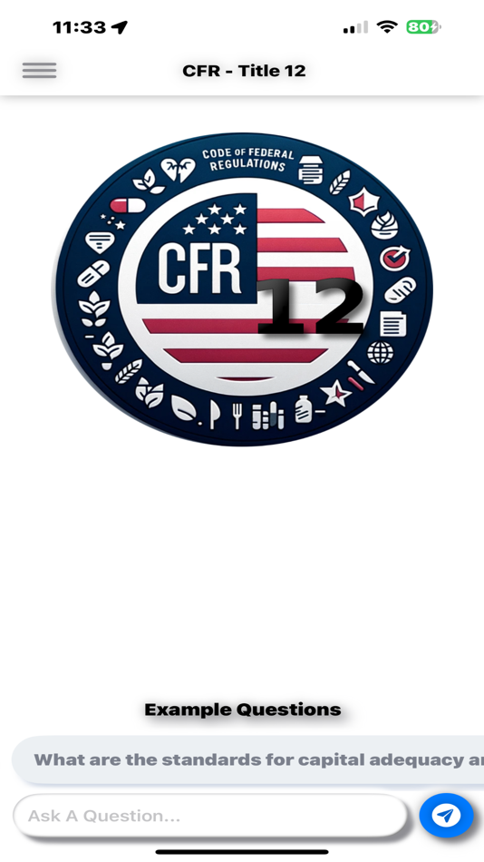 #1. CFR AI - Title 12 (macOS) 由: Ryan Smerdon