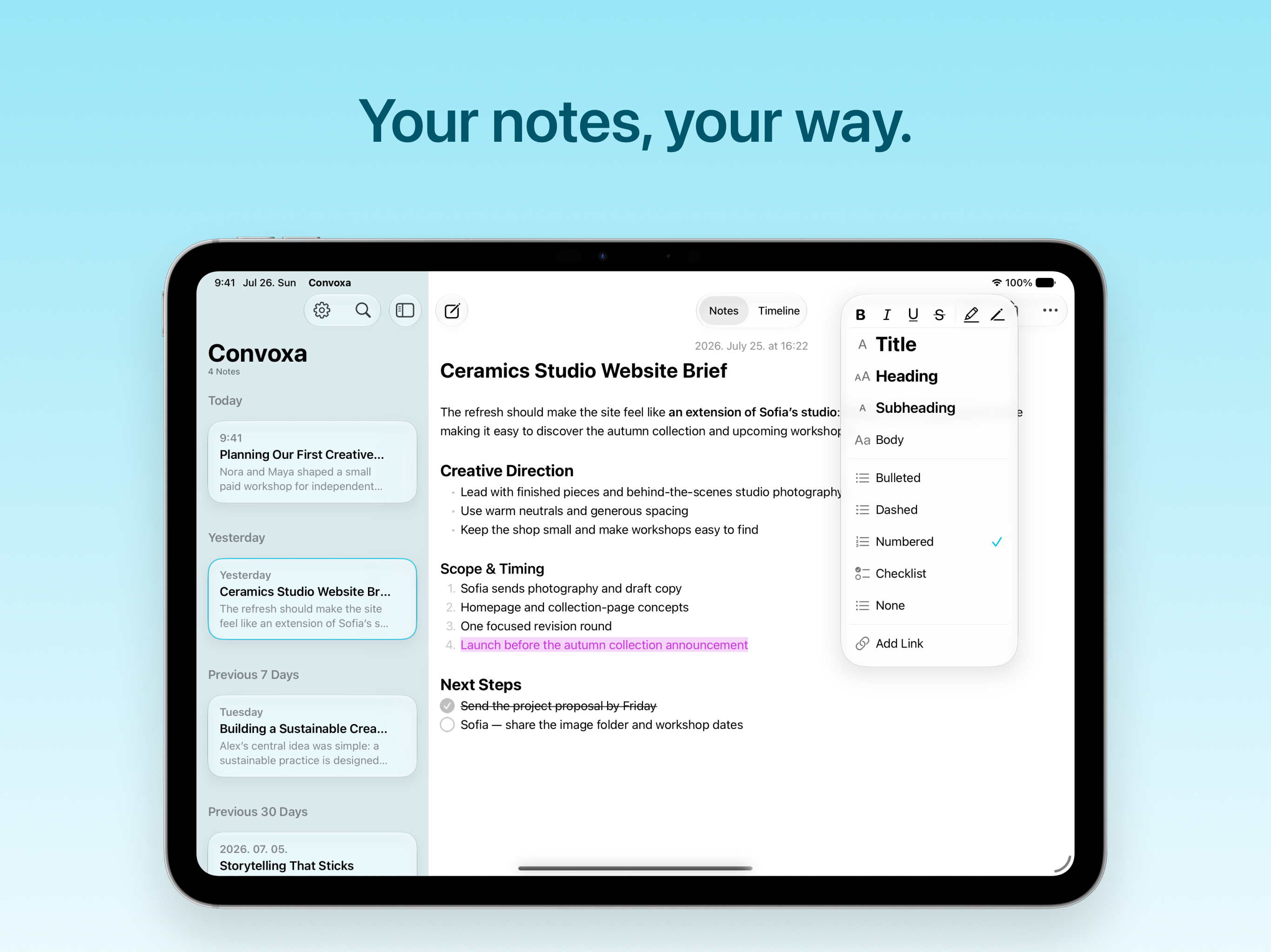 Convoxa - AI Meeting Notes screenshot 11