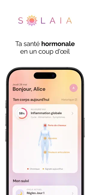 Solaia: Équilibre hormonal iPhone screenshot 1