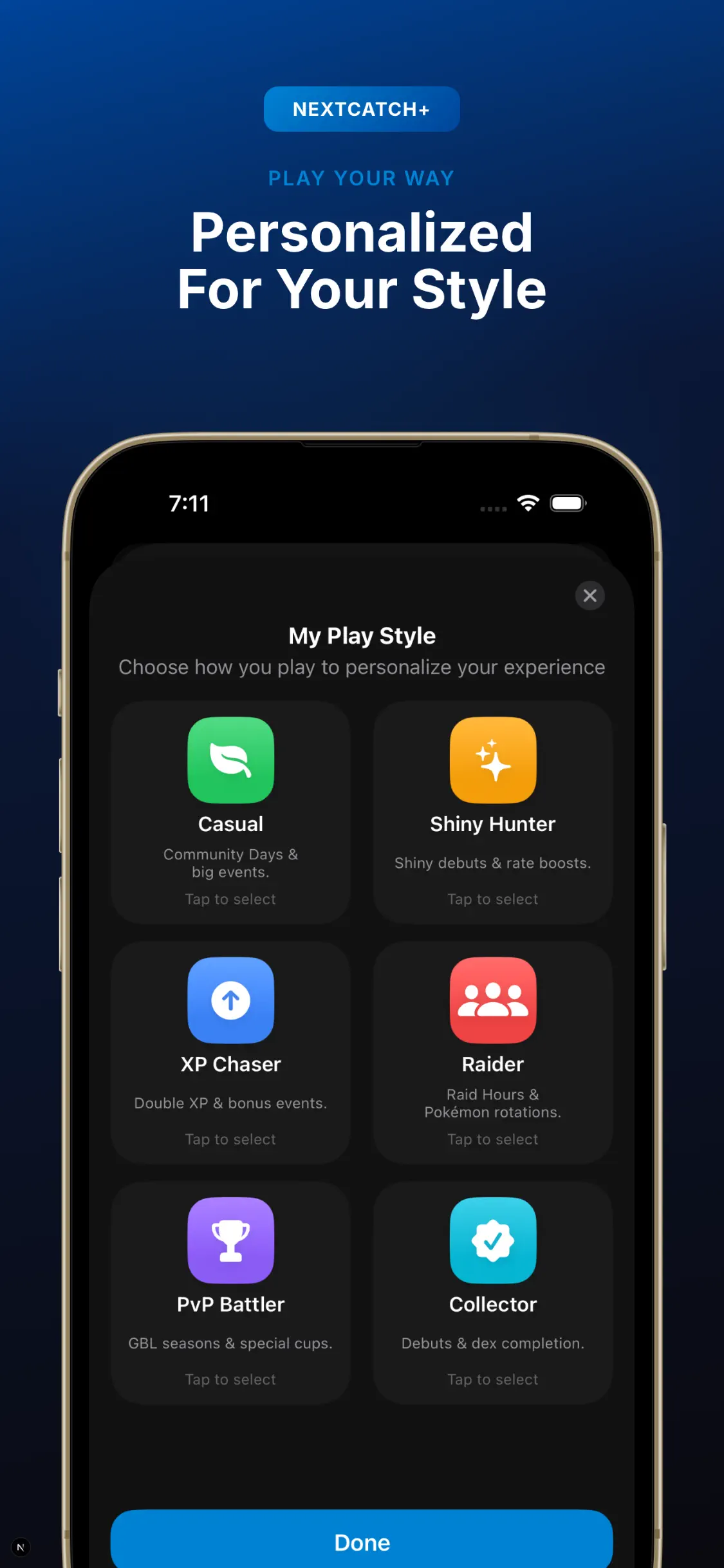 #7. NextCatch (iOS) Által: Dalvis Perez