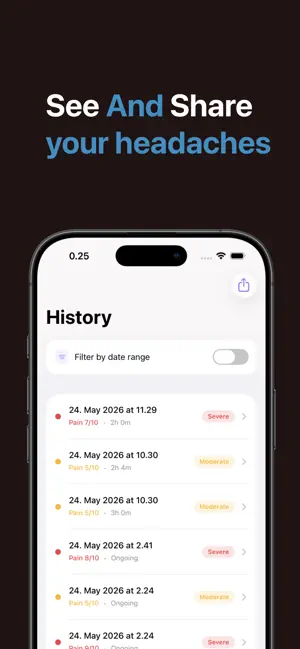 Headache Detective - Tracker screenshot 3