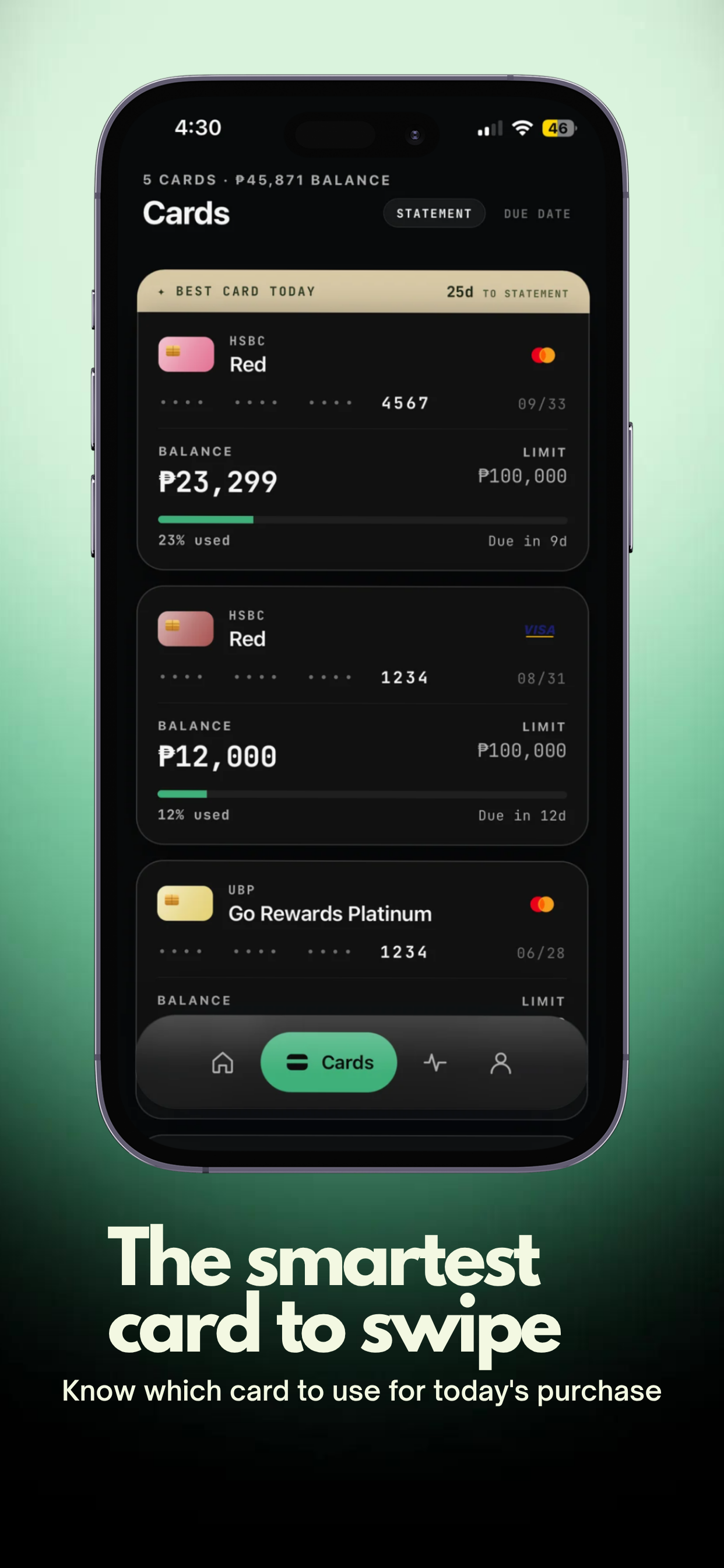 KasCash: Credit Card Tracker screenshot 5