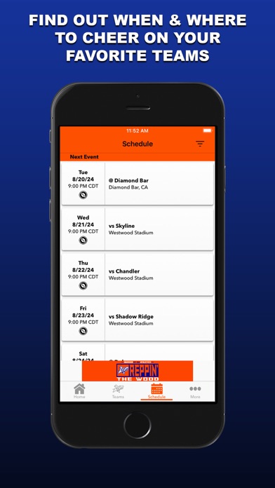 Westwood Athletics Screenshot