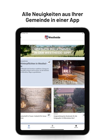 Westheide iPad screenshot