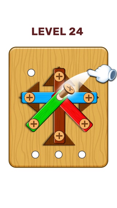 Wood Bolts Brain Puzzle Tease Screenshot