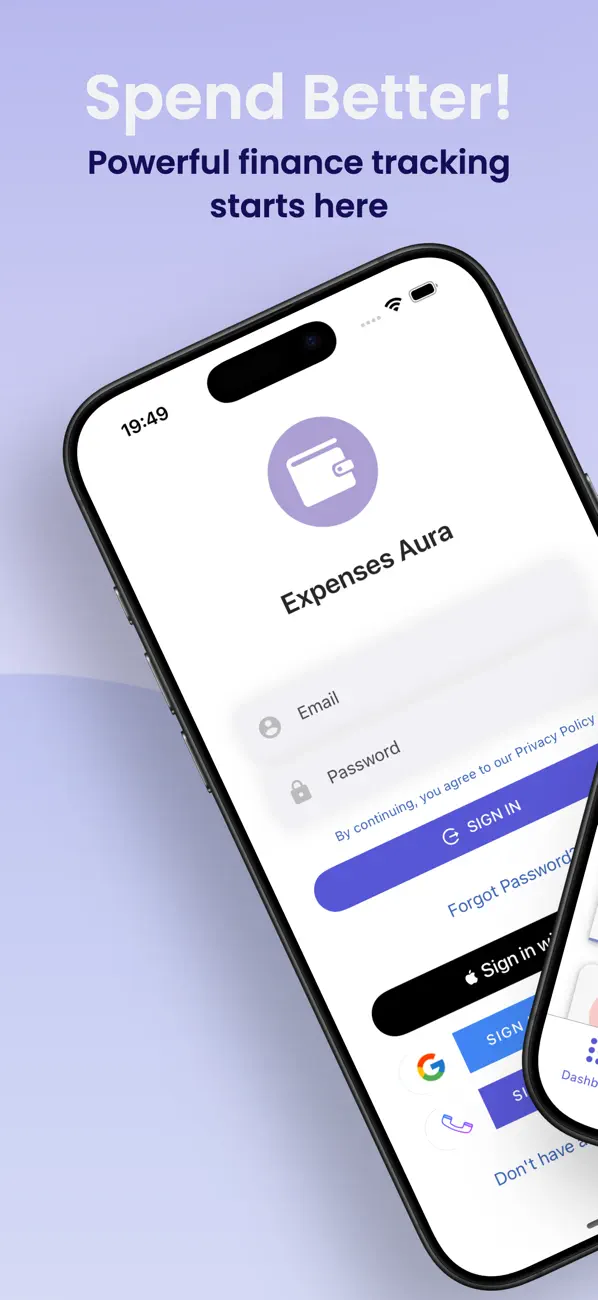 Screenshot #1 pour Expenses Aura – Track Smart
