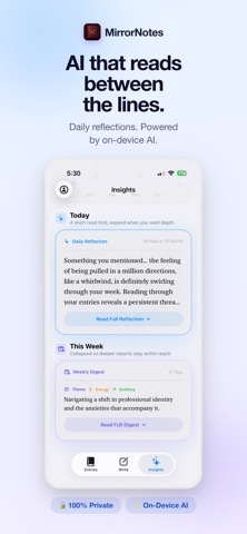 MirrorNotes screenshot 2