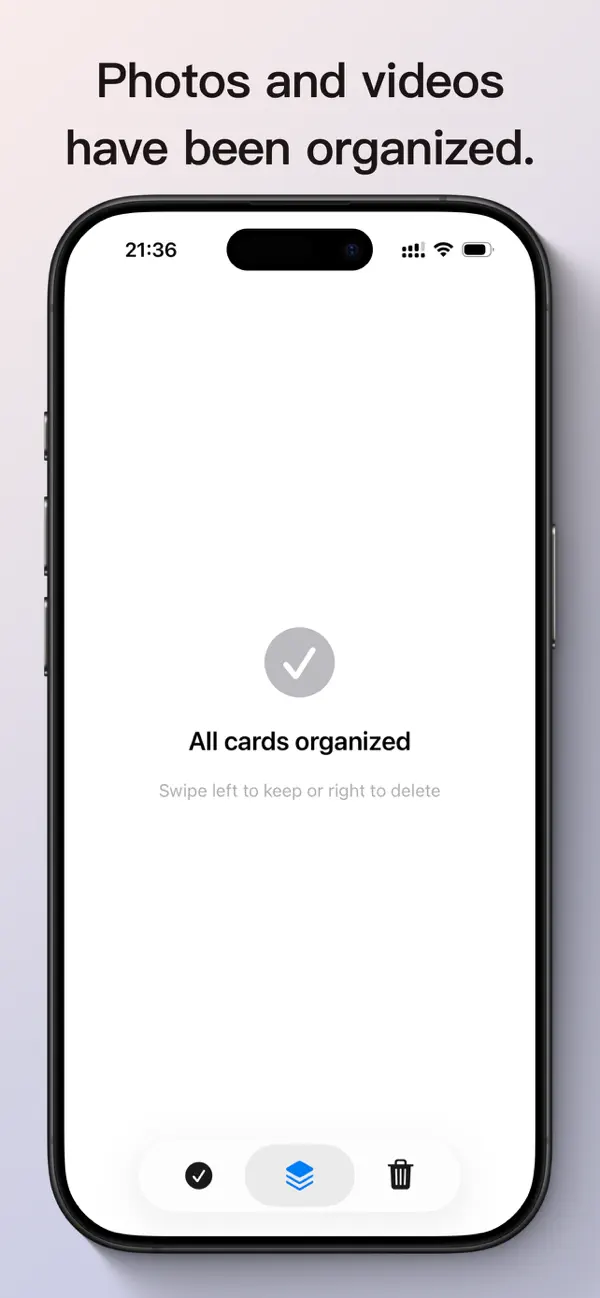 Screenshot #3 pour Swipe Mix - Photo Organizer