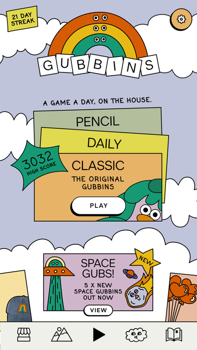 GUBBINS — It's a word game Screenshot