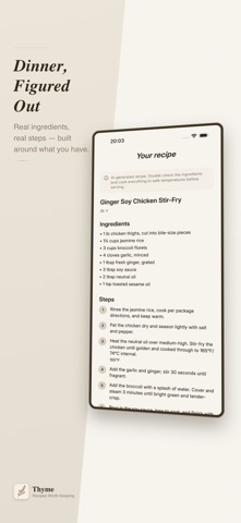 Thyme — Recipes Worth Keeping Screenshot 2 of 8