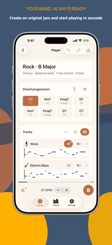 Jam Mate: AI Backing Band Screenshot 1 of 6